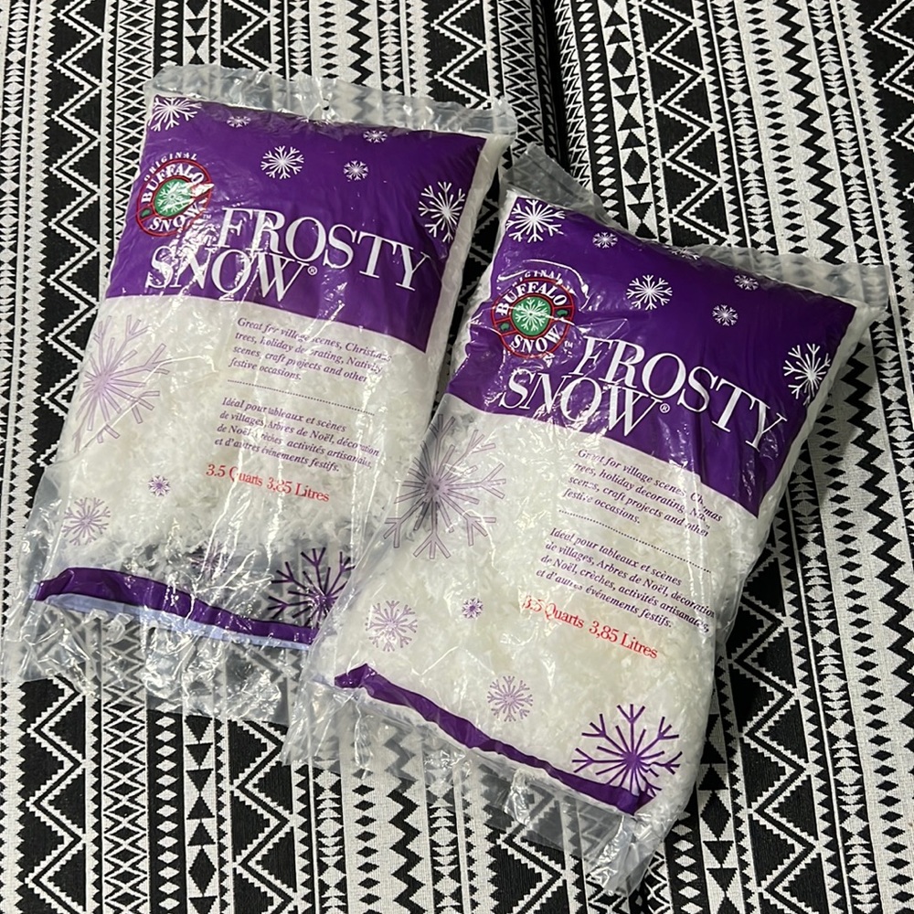 2pk Buffalo frosty snow 3.5 quarts